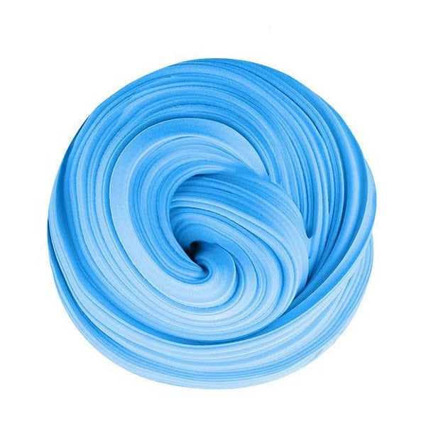 DIY Fluffy Slime Toys Putty Soft Clay Light Lizun Flavor Charms for Slime Supplies Plasticine Gum Polymer Clay Antistress 0 DailyAlertDeals Blue  