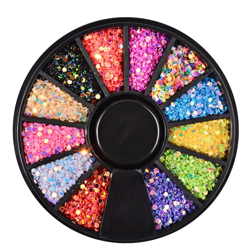2mm/3mm/4mm/5mm AB Acrylic Diamond Nail Glitter Rhinestones Crystal DIY Nail Art Decorations Manicure Accessories Tools Nail Glitter Rhinestones DailyAlertDeals 114  
