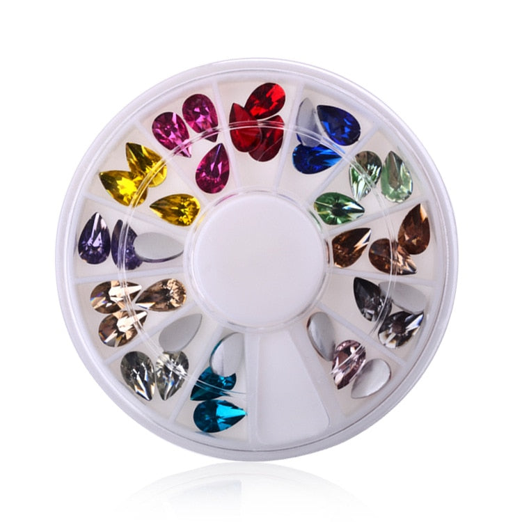 2mm/3mm/4mm/5mm AB Acrylic Diamond Nail Glitter Rhinestones Crystal DIY Nail Art Decorations Manicure Accessories Tools Nail Glitter Rhinestones DailyAlertDeals 050  