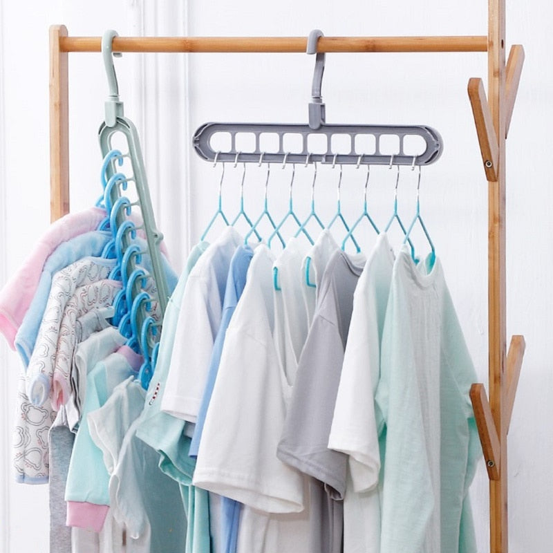 1/2pcs Magic Multi-port Support hangers for Clothes Drying Rack Multifunction Plastic Clothes rack drying hanger Storage Hangers 0 DailyAlertDeals   