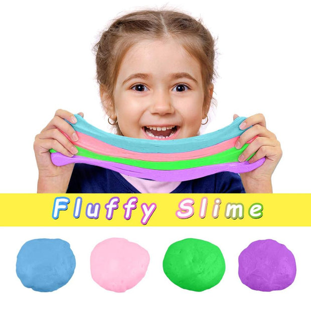 DIY Fluffy Slime Toys Putty Soft Clay Light Lizun Flavor Charms for Slime Supplies Plasticine Gum Polymer Clay Antistress 0 DailyAlertDeals   
