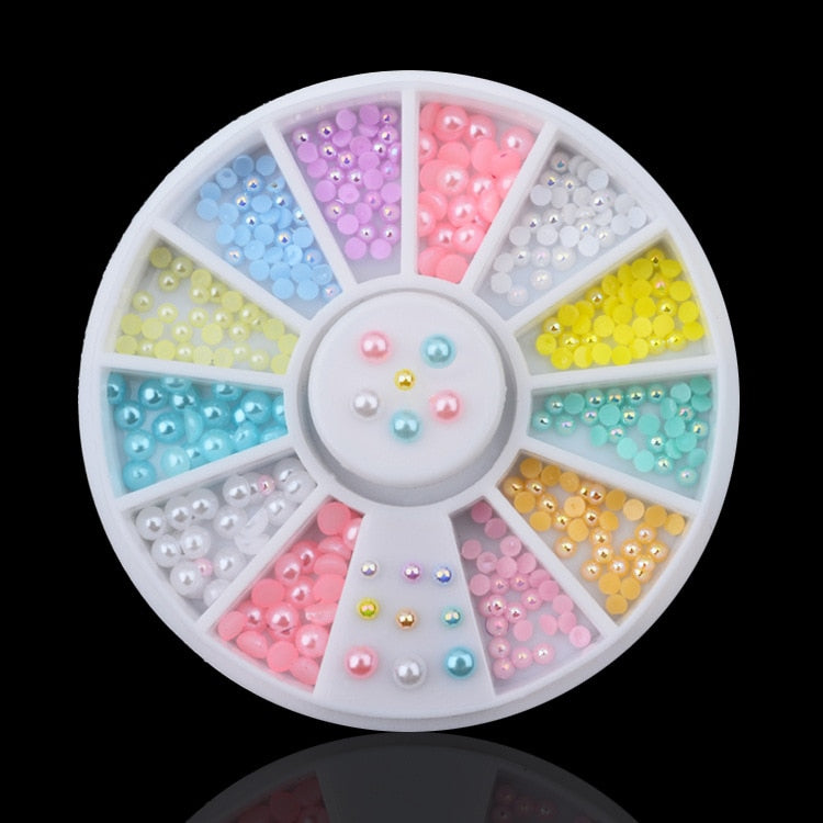 2mm/3mm/4mm/5mm AB Acrylic Diamond Nail Glitter Rhinestones Crystal DIY Nail Art Decorations Manicure Accessories Tools Nail Glitter Rhinestones DailyAlertDeals 029  