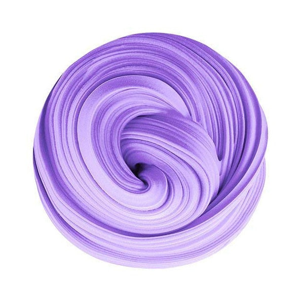 DIY Fluffy Slime Toys Putty Soft Clay Light Lizun Flavor Charms for Slime Supplies Plasticine Gum Polymer Clay Antistress 0 DailyAlertDeals Purple  
