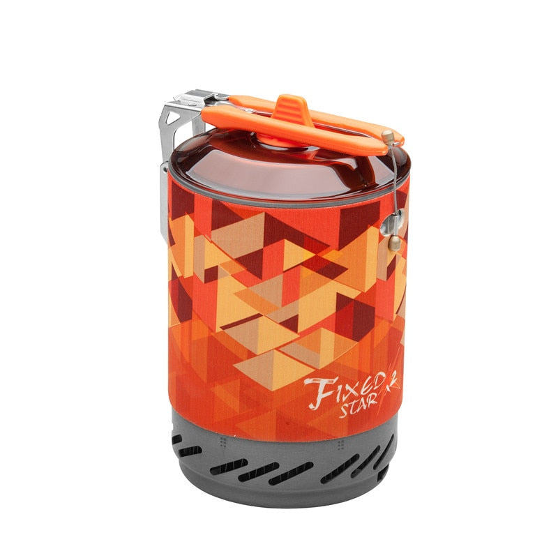 Fire Maple X2 Outdoor Gas Stove Burner Tourist Portable Cooking System With Heat Exchanger Pot FMS-X2 Camping Hiking Gas Cooker Portable Cooking Stoves DailyAlertDeals Orange China 