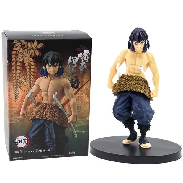 Anime Demon Slayer Figure Kamado Tanjirou Nezuko Action Figures PVC Model Toys Zenitsu Figurine Inosuke Kimetsu No Yaiba Figura Demon Slayer Figure DailyAlertDeals Inosuke With box 1  