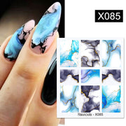 Harunouta Spring Water Nail Decal And Sticker Flower Leaf Tree Green Simple Summer DIY Slider For Manicuring Nail Art Watermark 0 DailyAlertDeals   