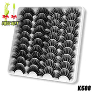 GROINNEYA lashes 5/10/20 pairs 3D Faux Mink Lashes Natural False Eyelashes Dramatic Volume Lashes Eyelash Extension Makeup 0 DailyAlertDeals 20pairs-K508-1 China 