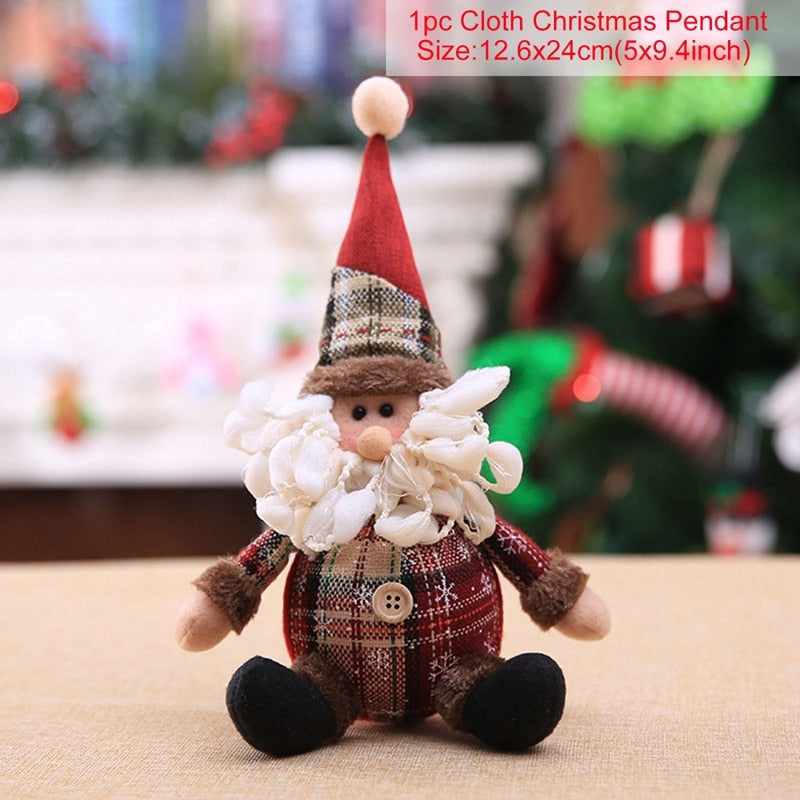 Christmas Doll Ornaments Merry Christmas Decorations For Home Table Decor Xmas Gift 2022 Navidad Happy New Year Decor 2023 Noel Christmas elf doll DailyAlertDeals Xmas doll 1 China 