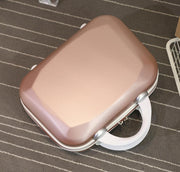 2023 NEW 13 Inch Mini Suitcase Diamond Cute Cosmetic Case Pink Small  Zipper Tide Storage Box 0 DailyAlertDeals picture color 5  