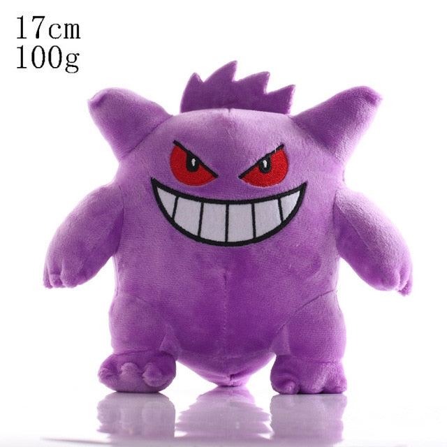 Pokemon Plush Toy Pikachu Stuffed Eevee Charmander Squirtle Charizard Blastoise Bulbasaur Anime Figure Doll Baby Christmas Gift Pokemon Plush kidsToy Pikachu DailyAlertDeals Gengar 17cm  