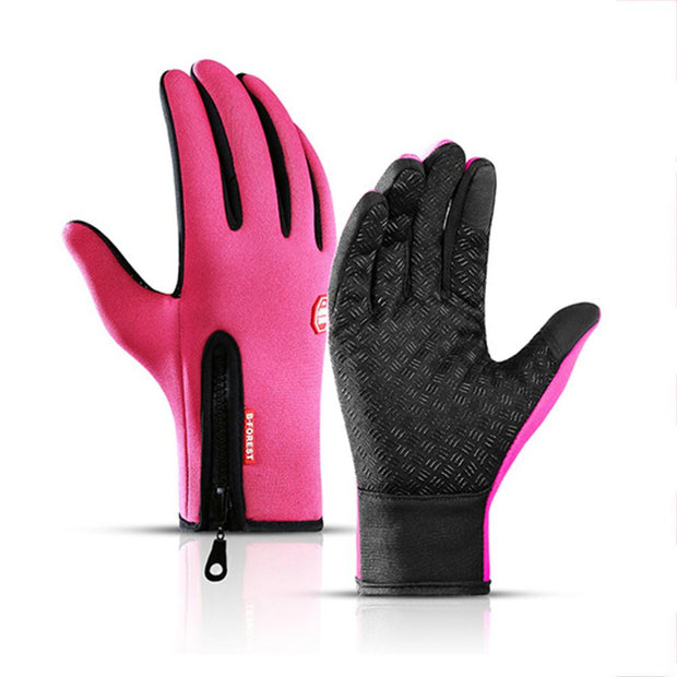 Hot Winter Gloves For Men Women Touchscreen Warm Outdoor Cycling Driving Motorcycle Cold Gloves Windproof Non-Slip Womens Gloves 0 DailyAlertDeals Pink S 