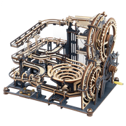 Robotime Rokr Marble Run Set 5 Kinds 3D Wooden Puzzle DIY Model Building Block Kits Assembly Toy Gift for Teens Adult Night City 3D Wooden Puzzle DIY Model Building Block Kits DailyAlertDeals Marble Night City China 