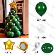 Christmas Balloon Arch Green Gold Red Box Candy Balloons Garland Cone Explosion Star Foil Balloons New Year Christma Party Decor Christmas Balloons DailyAlertDeals Q 73pcs Christmas Other 