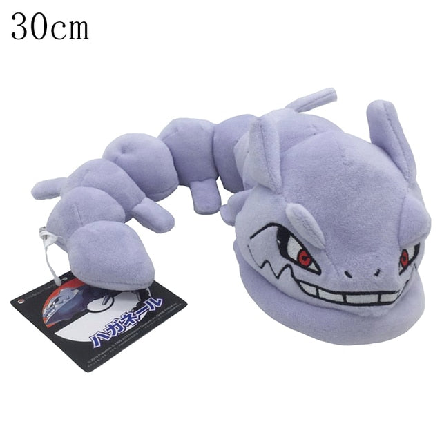 Pokemon Plush Toy Pikachu Stuffed Eevee Charmander Squirtle Charizard Blastoise Bulbasaur Anime Figure Doll Baby Christmas Gift Pokemon Plush kidsToy Pikachu DailyAlertDeals Steelix 30cm  