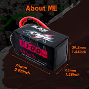 2PCS CNHL Lipo Battery 4S 6S 14.8V 22.2V 1100mAh 1200mah 1300mah 1500mah 100C With XT60 For RC FPV Quadcopter Drone Airplane 2PCS CNHL Lipo Battery DailyAlertDeals   