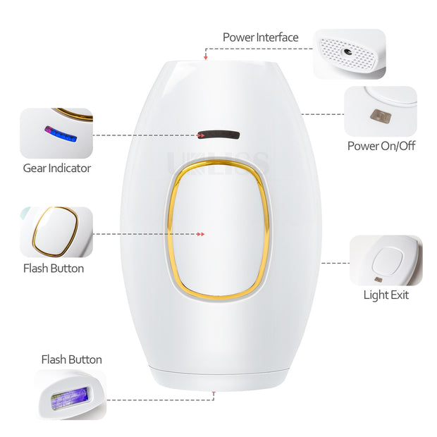 Hair Removal IPL Epilator for Women 500000 Flashes Epilator Hair Removal Device Shaving Machine Facial Epilator Women&#39;s Shaver 0 DailyAlertDeals   