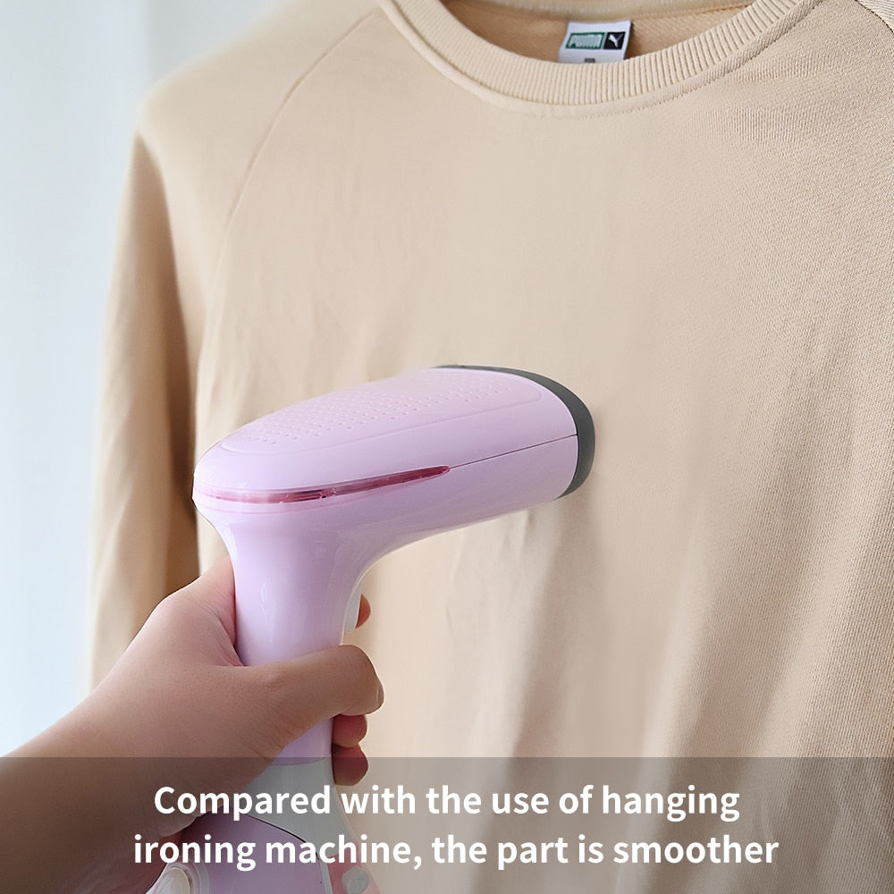 saengQ Handheld Garment Steamer 1500W Household Fabric Steam Iron 280ml Mini Portable Vertical Fast-Heat For Clothes Ironing Garment Steamers DailyAlertDeals   
