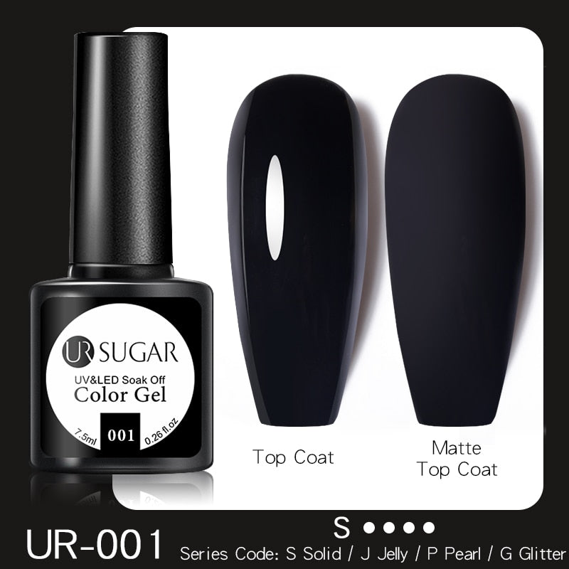 UR SUGAR Fluorescent Gel Nail Polish Neon Yellow Green Blue Color Gel Soak Off UV Nail Gel Varnish For Nail Art Top Coat Neon Fluorescent Gel Nail Polish DailyAlertDeals 001  