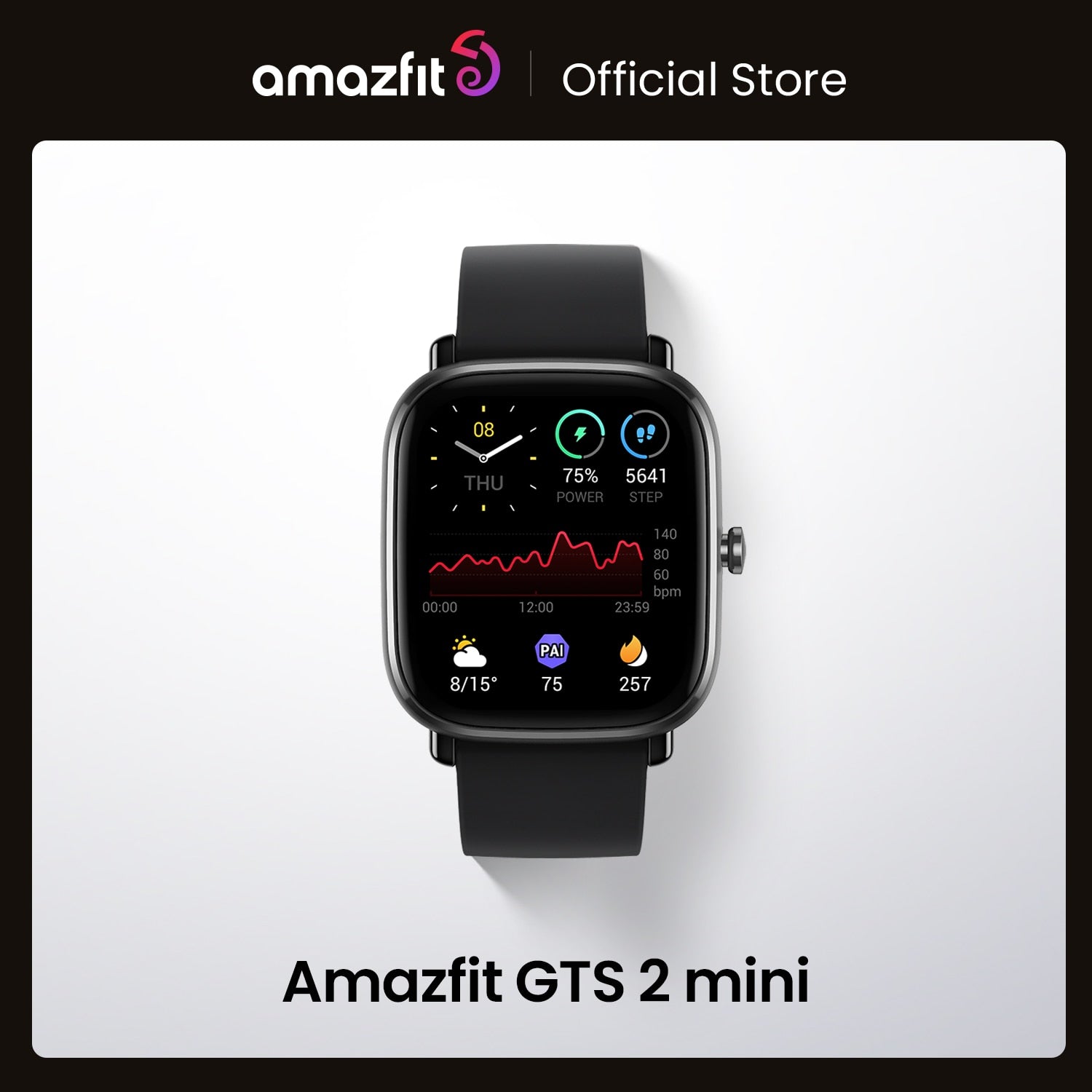 Global Version Amazfit GTS 2 Mini GPS Smartwatch AMOLED Display 70 Sports Modes Sleep Monitoring SmartWatch For Android For iOS 0 DailyAlertDeals   