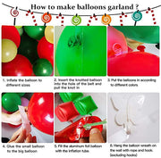 Christmas Balloon Arch Green Gold Red Box Candy Balloons Garland Cone Explosion Star Foil Balloons New Year Christma Party Decor Christmas Balloons DailyAlertDeals   