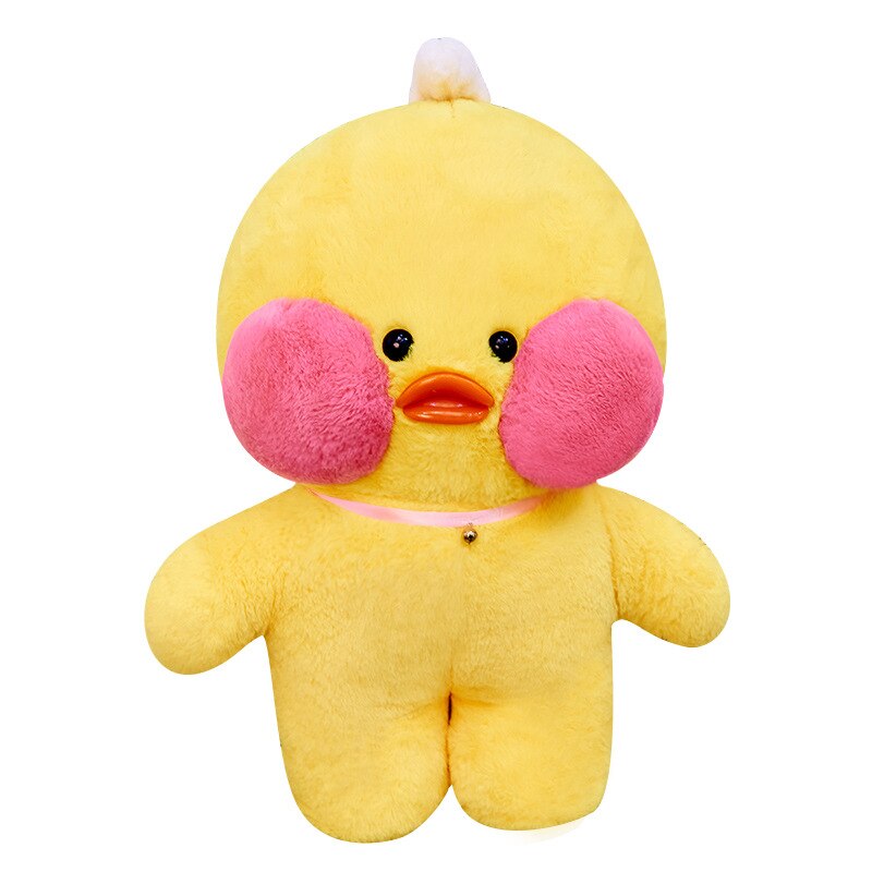 30cm Cute LaLafanfan Cafe Duck Plush Toy Girl Stuffed Soft Kawaii Duck Doll Animal Pillow Christmas Birthday Gift For Kids Child Duck Plush Toy Girl DailyAlertDeals Yellow Naked Duck  