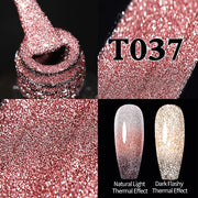 UR SUGAR Sparkling Gel Nail Polish Reflective Glitter Nail Gel Semi Permanent Nail Art Varnish For Manicures Need Base Top Coat 0 DailyAlertDeals Reflective Thermal37  