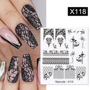 Harunouta Butterfly Flower Design Leaves Nail Water Decals Color Wave Geometric Line Charms Sliders Decoration Tips For Nail Art 0 DailyAlertDeals X118  
