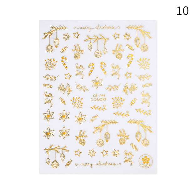 Harunouta Gold Marble 3D Nail Sticker Flower Leaves Line Transfer Slider French Tips Manicures Decals DIY Decoration Paper 0 DailyAlertDeals Z10  