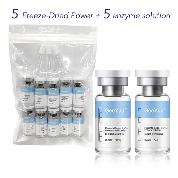 Sheep Placenta Face Serum Oligopeptide-1 Acne Treatment Serum Face Freeze-Dried Power Repair Anti-Wrinkle Liquid Facial Serum 0 DailyAlertDeals 90ml  