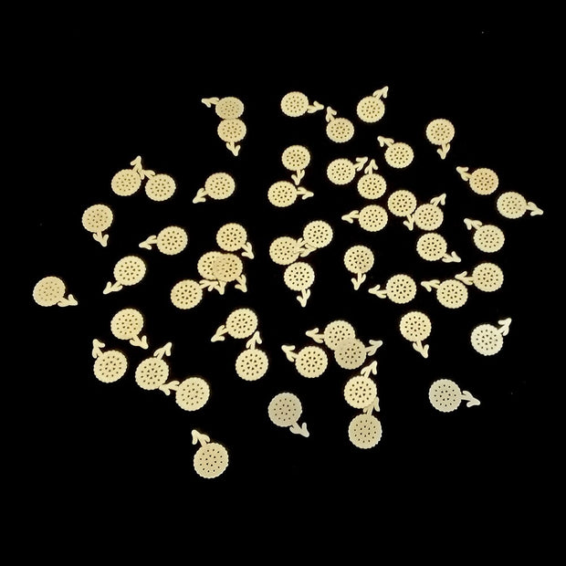 100Pcs/Lot Gold Metal Nail Decals Ultra-thin Flakes Nail Bling Rhinestone Cute 3D Nail Art Decorations Charm Nail Art Rivets 0 DailyAlertDeals 681  