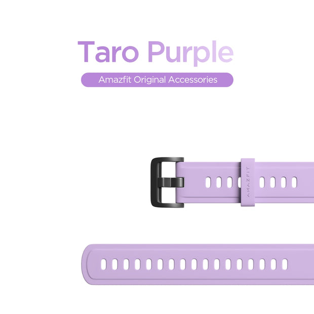 Original Amazfit Strap 20MM Smart Watch Strap for  Amazfit GTS 2 mini Bip U U Prp S S lite GTR Amazfit 20MM  Smart Watch 0 DailyAlertDeals Taro Purple For Bip S U 