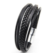 ZOSHI Trendy Genuine Leather Bracelets Mens Multilayer Braided Rope Bracelets Male Female Bracelets Retro Jewelry 0 DailyAlertDeals H22075 China 