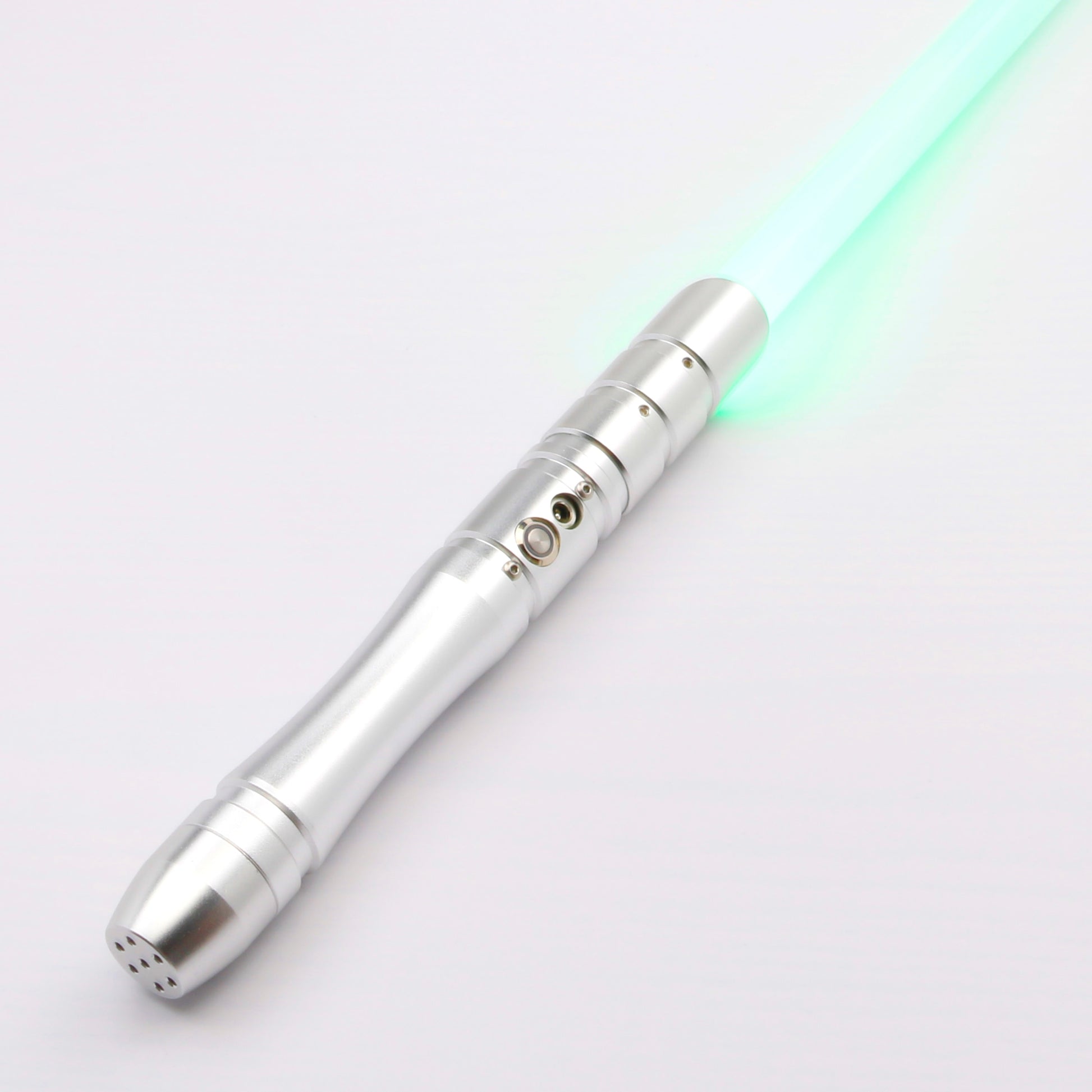 TXQSABER Smooth Lightsaber RGB Metal Hilt 12 Colors Force FX Saber For Heavy Dueling Double Connected Laser Sword Halloween Toys 0 DailyAlertDeals   