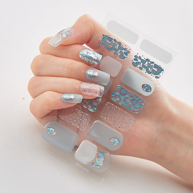 Patterned Nail Stickers Wholesale Supplise Nail Strips for Women Girls Full Beauty High Quality Stickers for Nails Decal stickers for nails DailyAlertDeals DQ3-49  