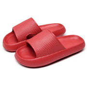 Women Thick Platform Cloud Slippers Summer Beach Soft Sole Slide Sandals Men Ladies Indoor Bathroom Anti-slip Home Slippers Shoe Accessories DailyAlertDeals red 36-37(240mm) 