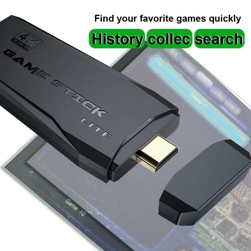 DATA FROG Retro Video Game Console 2.4G Wireless Console Game Stick 4k 10000 Games Portable Video Game Dendy Game Console for tv Portable Game Console DailyAlertDeals   