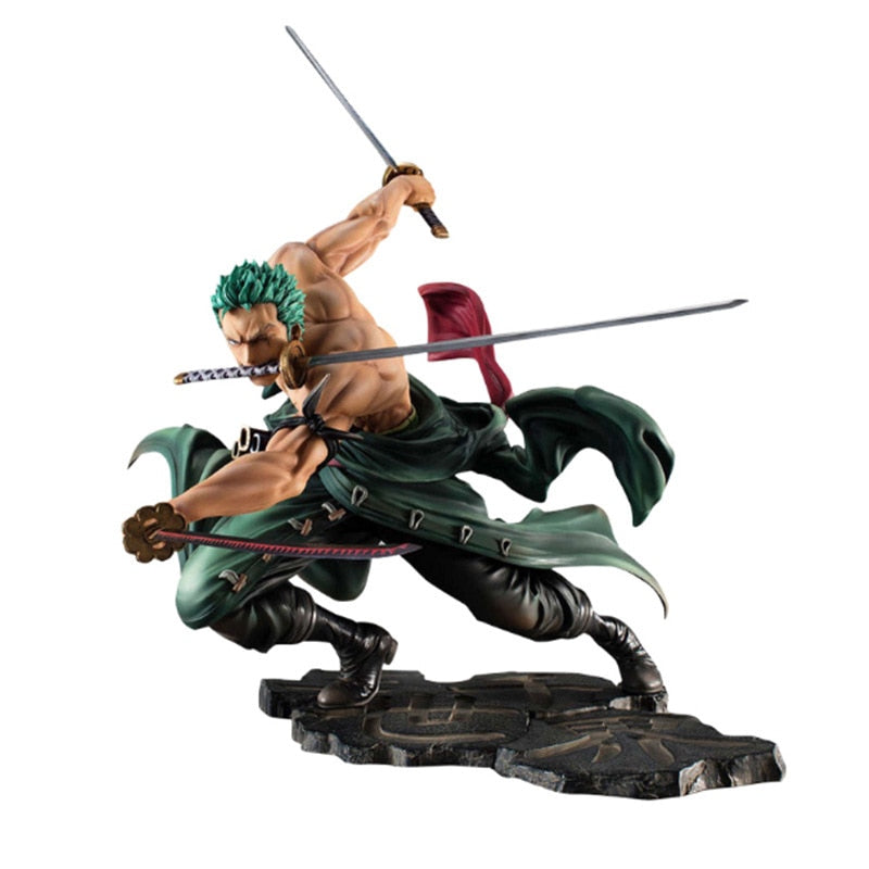 New 1PCS Anime One Piece 16CM PVC Fugure Models Roronoa Zoro Action Figure New world Roronoa Zoro Collectible Toys Kids Gifts Zoro Action Figure Toy DailyAlertDeals   
