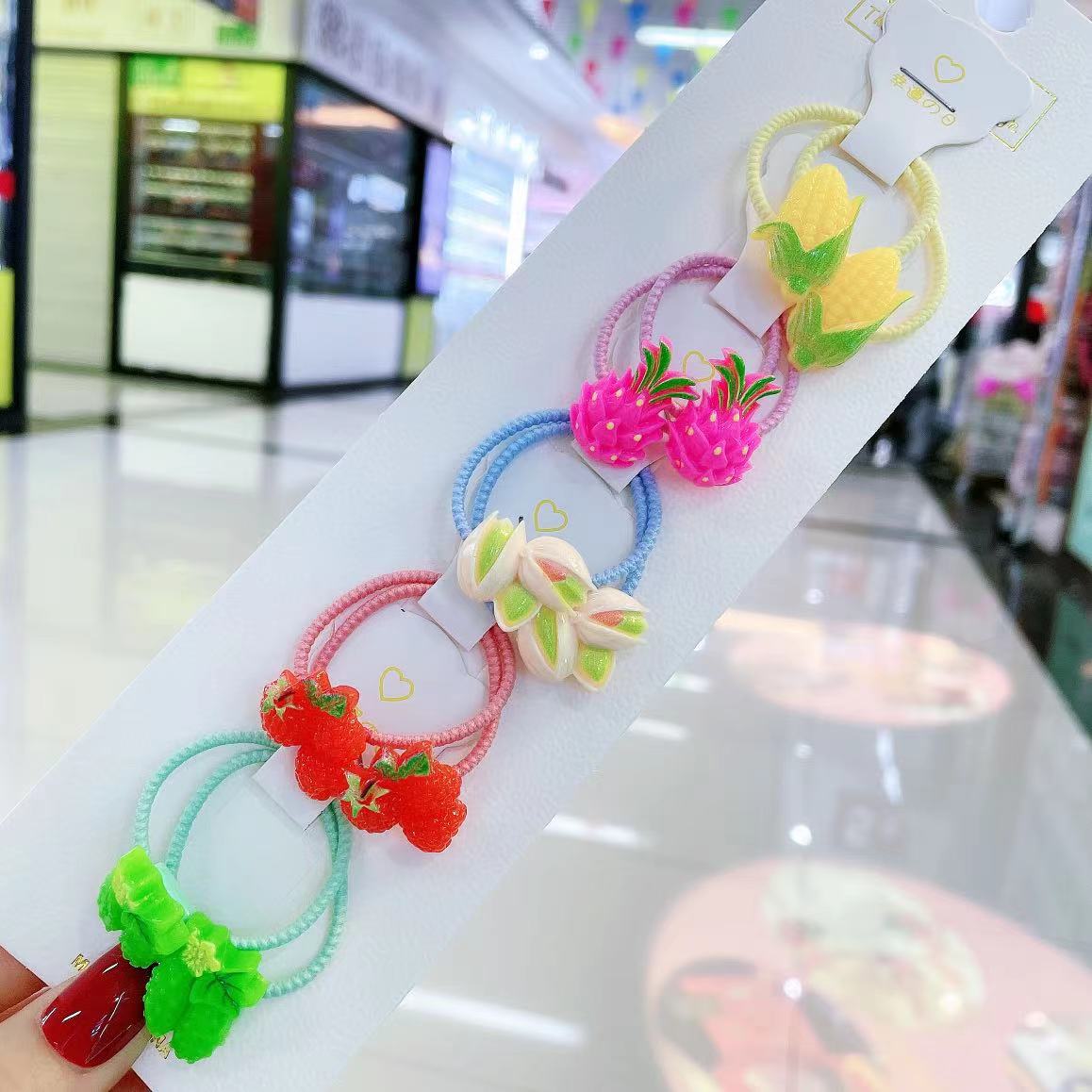 New Cute Rope Children Baby Elastic Hair Rubber Bands Accessories for Kids Girl Headband Tie Ring Headwear Scrunchie Baby Elastic Hair Rubber Bands DailyAlertDeals 4  