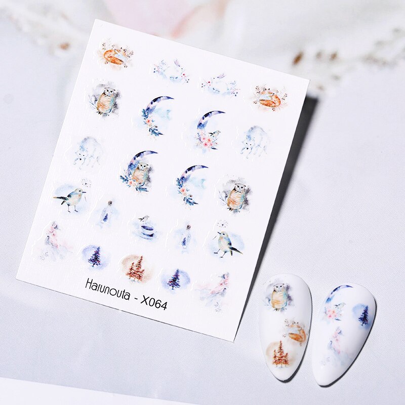 Harunouta Abstract Lady Face Water Decals Fruit Flower Summer Leopard Alphabet Leaves Nail Stickers Water Black Leaf Sliders Nail Stickers DailyAlertDeals