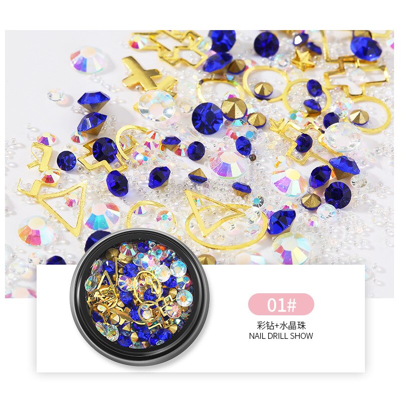 3D Nail Rhinestones Rose Jewelry Diverse DIY Gems Charming Mix Crystal Nail Art Decorations Gel Glitter Charms Nail Accessories Nail Rhinestones Rose Jewelry DailyAlertDeals CZ1  