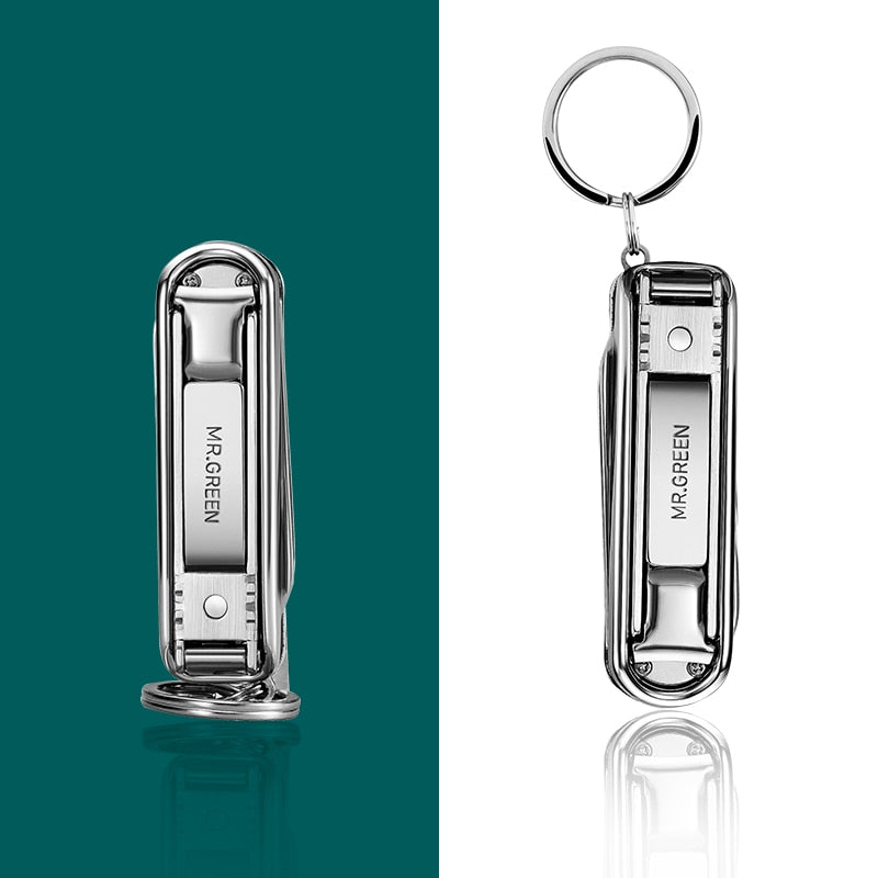 MR.GREEN Multifunctional Nail Clipper Stainless Steel Six Functions Nail Files Bottle Opener Small Knife Scissors Nail Cutter 0 DailyAlertDeals   