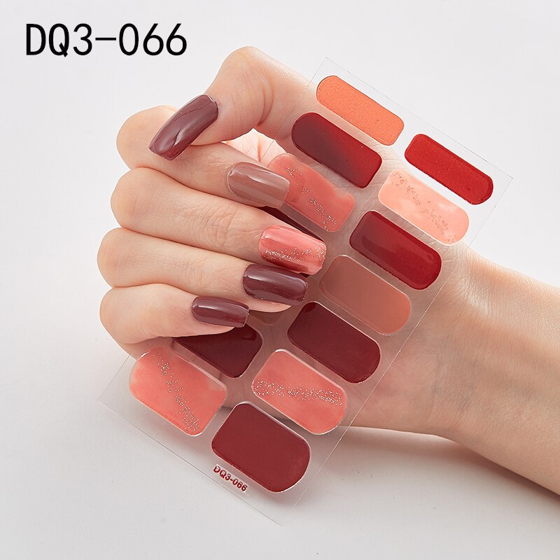 Lamemoria 1pc 3D Nail Slider Beauty Nail Stickers Shining Wave Line Decals Adhesive Manicure Tips Salon Nail Art Decorations nail decal stickers DailyAlertDeals DQ3-66  