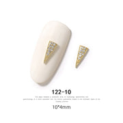5 pieces 3D metal Zircon Nail art decorations Butterfly rhinestones nail art jewelry alloy zircon tassel pendant nail accessory Nail Rhinestones Jewelry DailyAlertDeals 122-10  