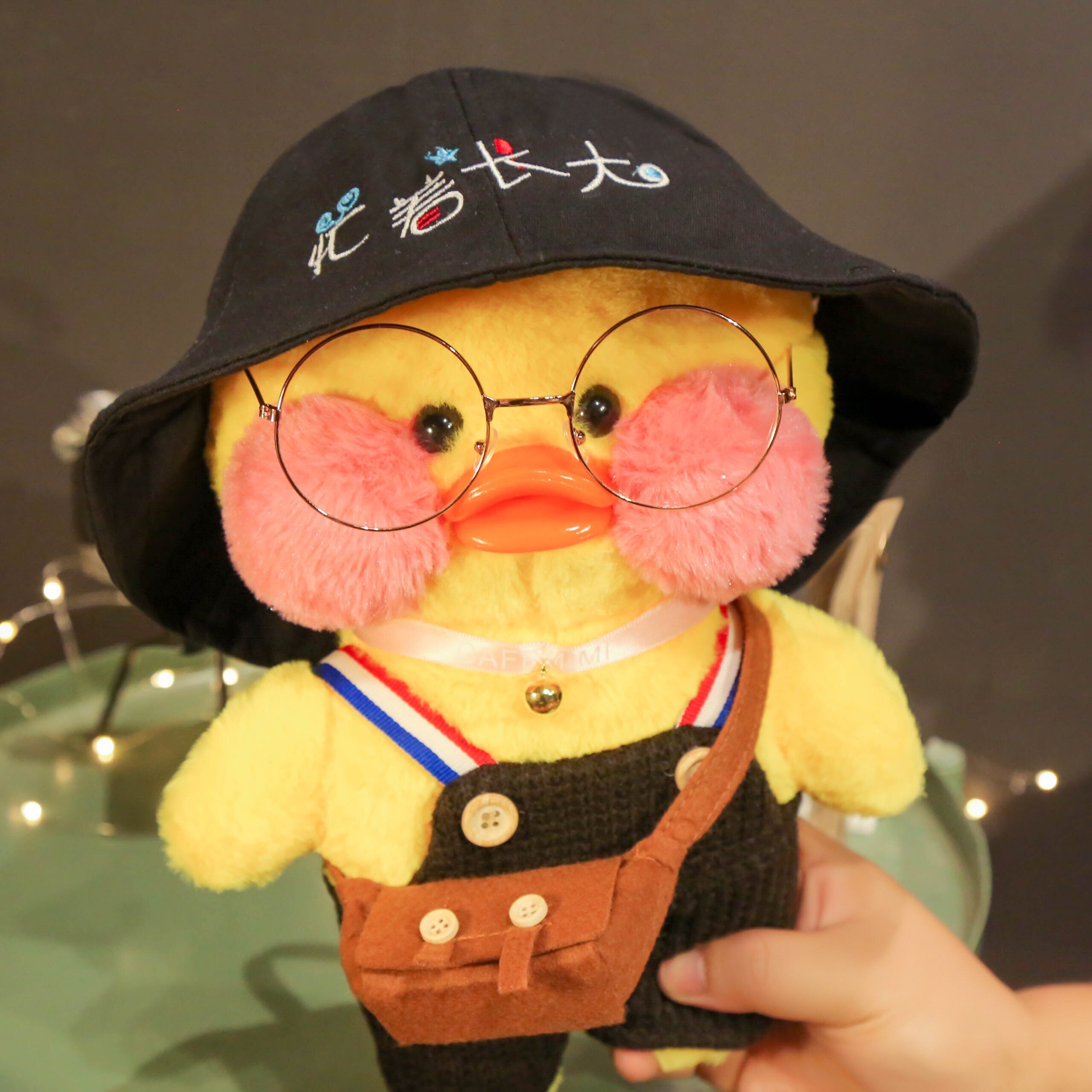 30cm Kawaii Plush LaLafanfan Cafe Duck Anime Toy Stuffed Soft Kawaii Duck Doll Animal Pillow Birthday Gift for Kids Children doll for girls DailyAlertDeals 001-zhangda-y  
