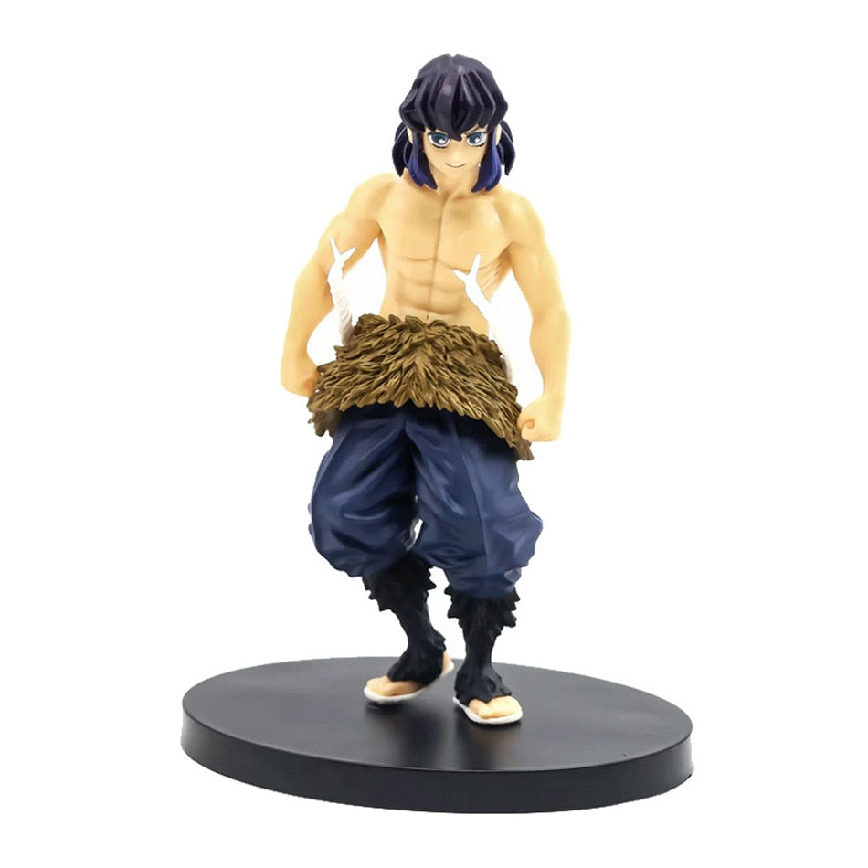 Anime Demon Slayer Figure Kamado Tanjirou Nezuko Action Figures PVC Model Toys Zenitsu Figurine Inosuke Kimetsu No Yaiba Figura Demon Slayer Figure DailyAlertDeals Inosuke No Box 1  
