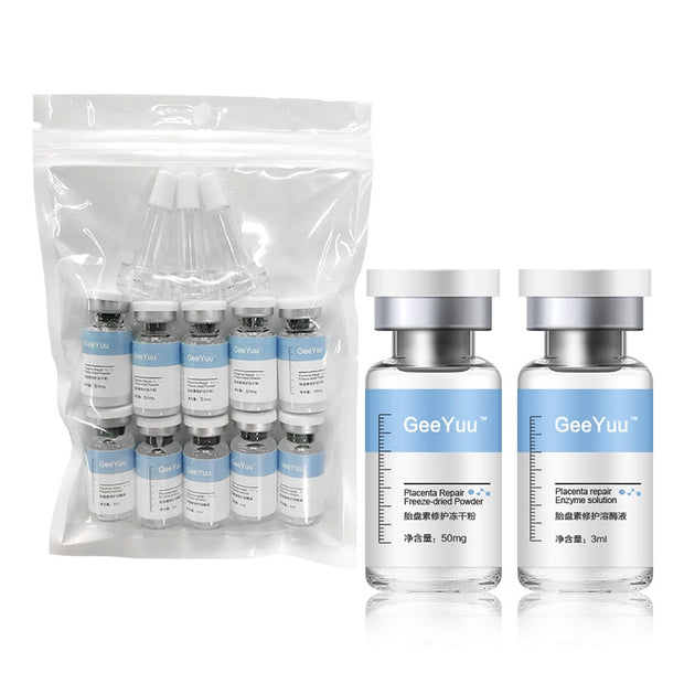 Sheep Placenta Face Serum Oligopeptide-1 Acne Treatment Serum Face Freeze-Dried Power Repair Anti-Wrinkle Liquid Facial Serum 0 DailyAlertDeals   
