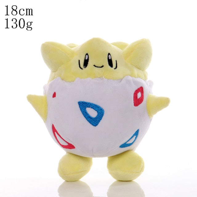 Pokemon Plush Toy Pikachu Stuffed Eevee Charmander Squirtle Charizard Blastoise Bulbasaur Anime Figure Doll Baby Christmas Gift Pokemon Plush kidsToy Pikachu DailyAlertDeals Togepi 18cm  