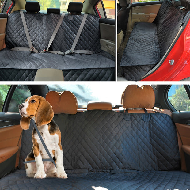 Dog Car Seat Cover Pet Travel Carrier Mattress Waterproof Dog Car Seat Protector With Middle Seat Armrest For Dogs 0 DailyAlertDeals   