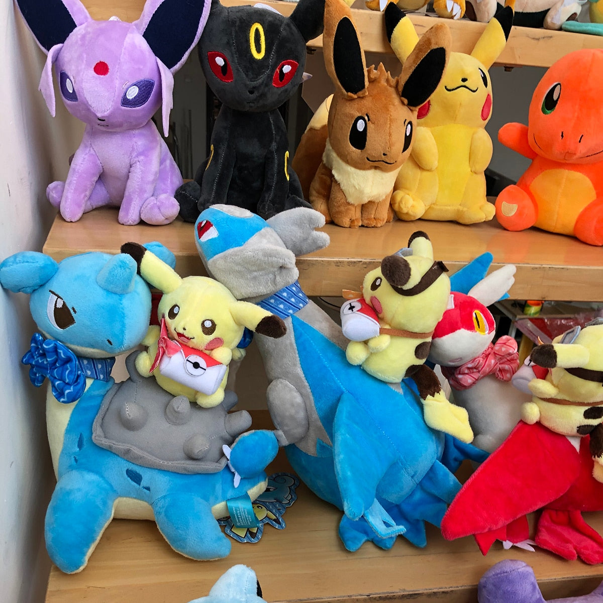 Pokemon Plush Toy Pikachu Stuffed Eevee Charmander Squirtle Charizard Blastoise Bulbasaur Anime Figure Doll Baby Christmas Gift Pokemon Plush kidsToy Pikachu DailyAlertDeals   