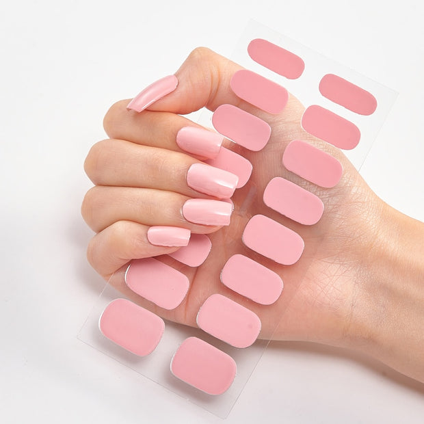 16 Tips/Sheet Nailart Nailart Sticker Nail Tips Manicure Decoracion Fashion Nail Polish Self Adhesive Nail Sticker Creative nail decal stickers DailyAlertDeals CS-13  